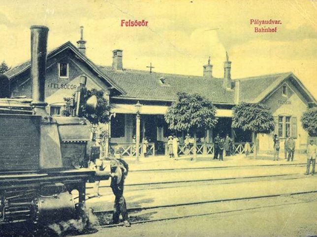 Oberwart, Bahnhof, 1916